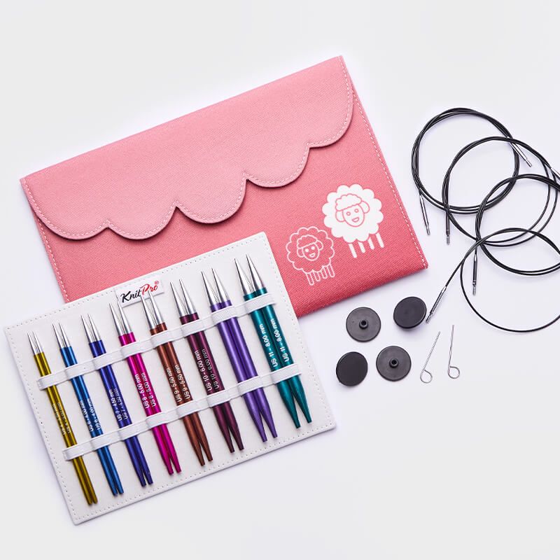 Set di ferri intercambiabili KnitPro Zing Deluxe (13 cm)