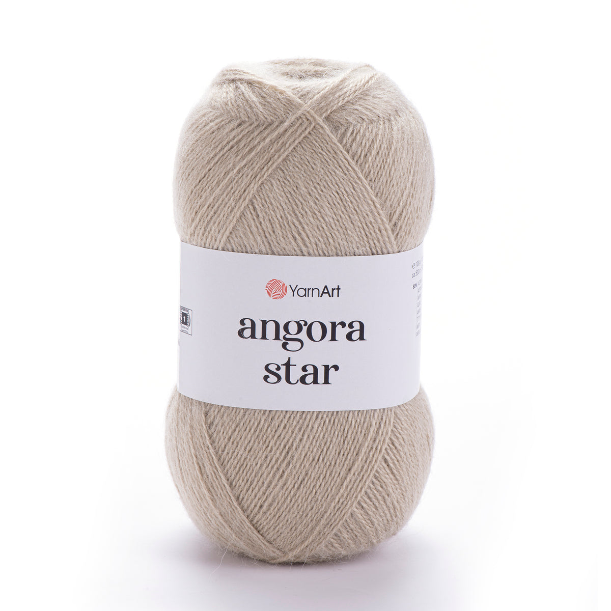 YarnArt Angora Star 033 Mink – luftigt akryl- och ullgarn