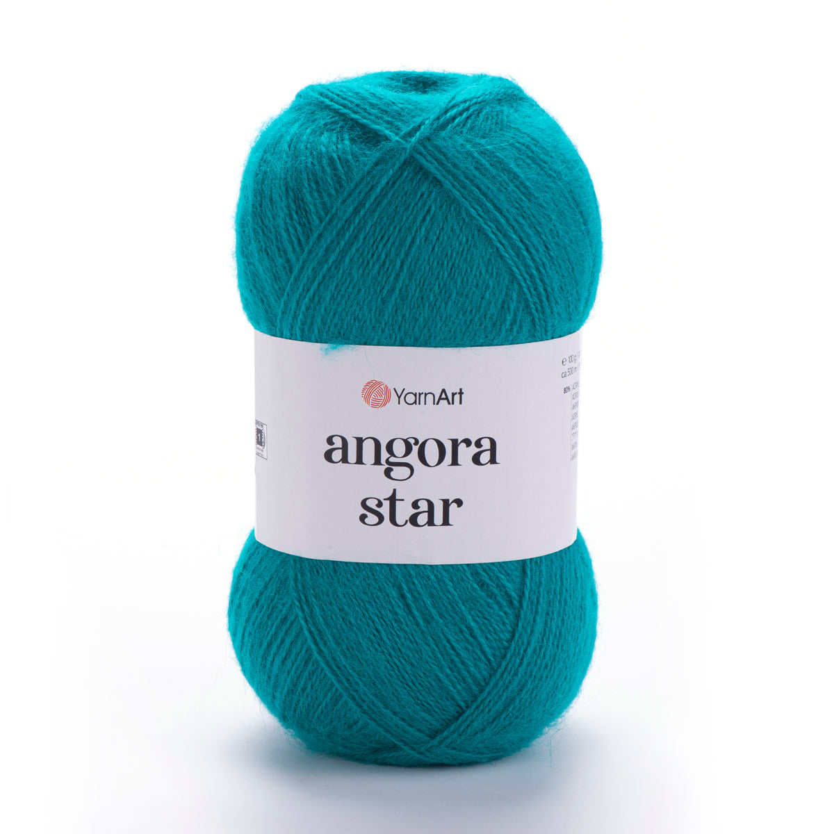 YarnArt Angora Star 11448 Petrol – luftigt akryl- och ullgarn