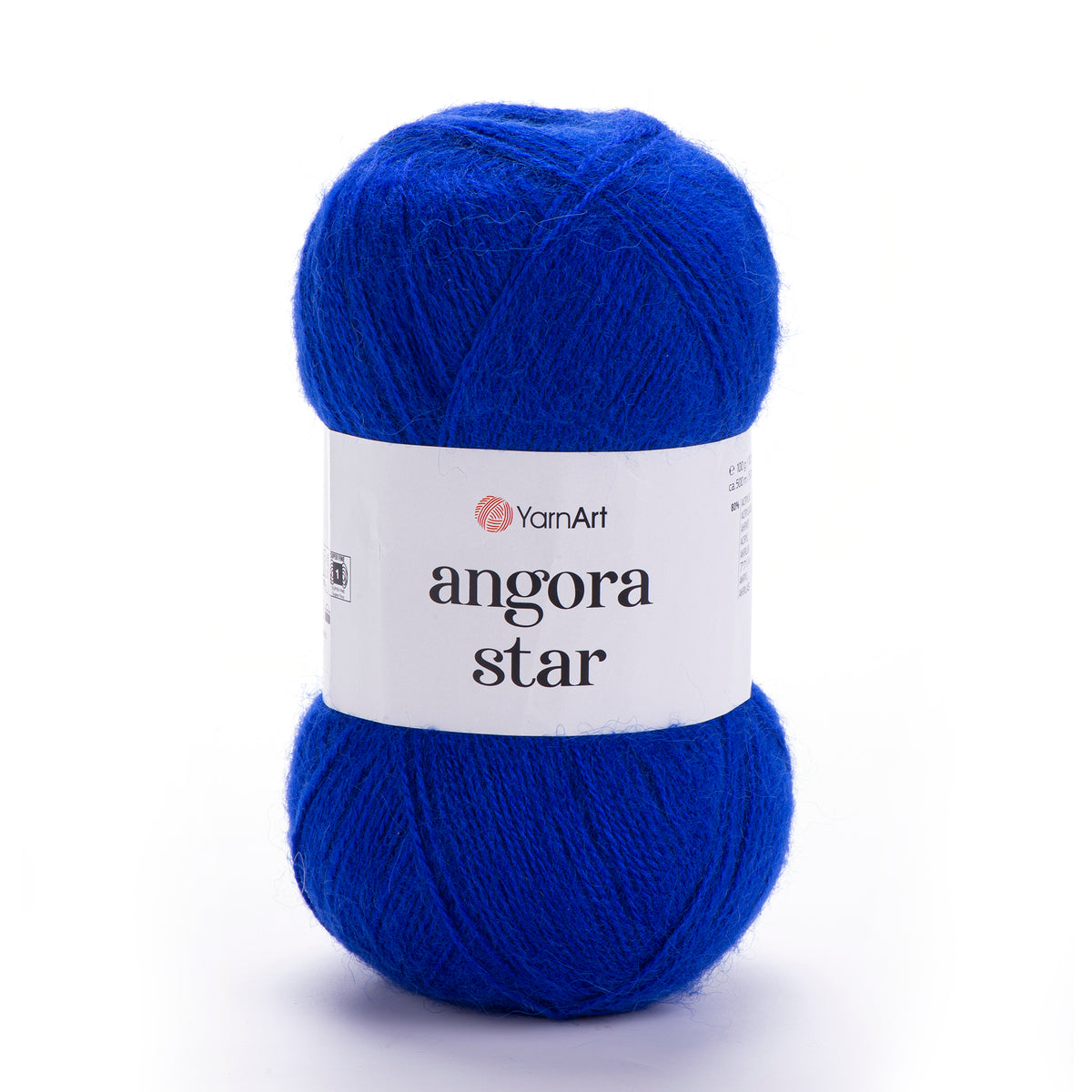 YarnArt Angora Star 152 Safir – luftigt akryl- och ullgarn