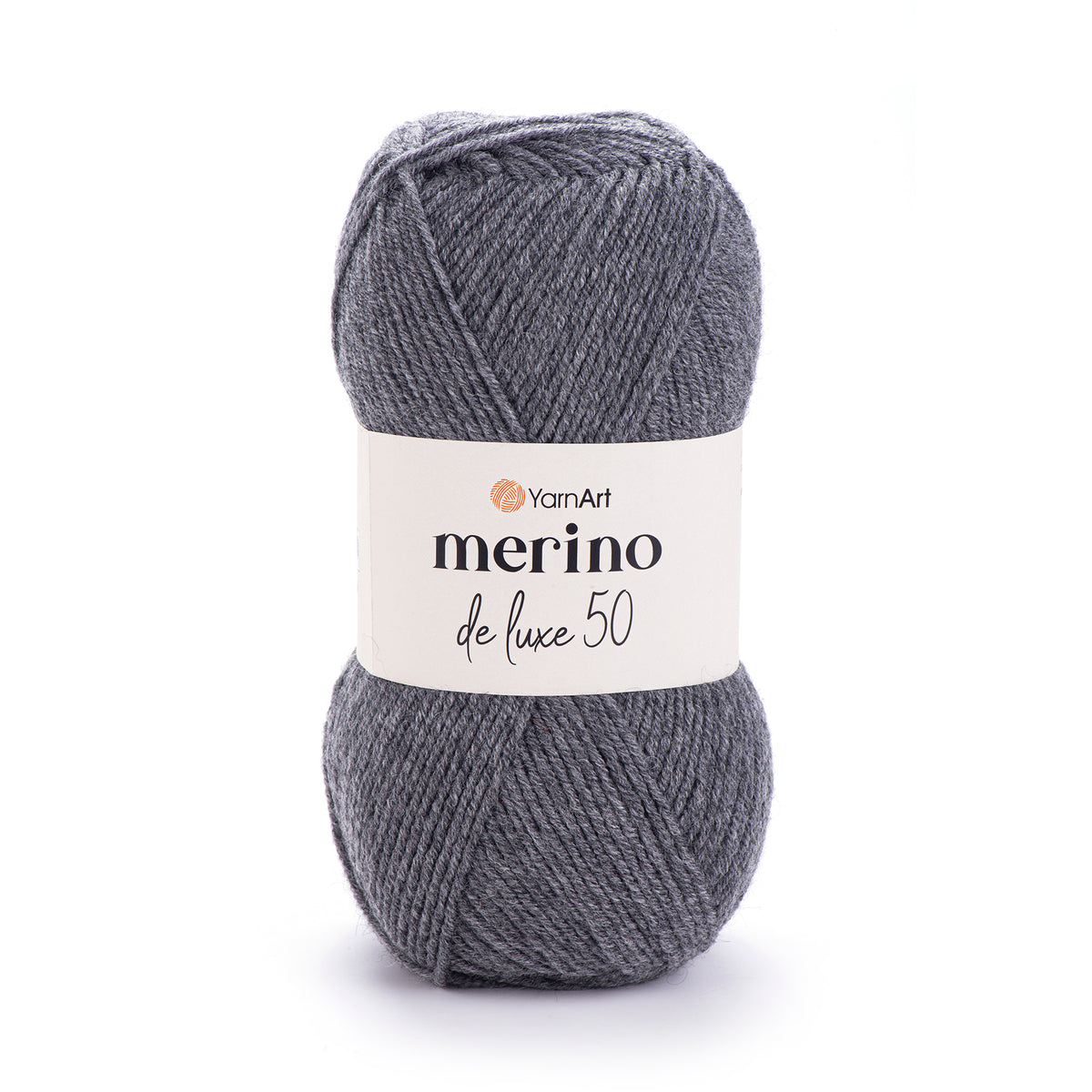 YarnArt Merino DeLuxe 50 179 Anglies pilka – vilnos ir akrilo siūlai