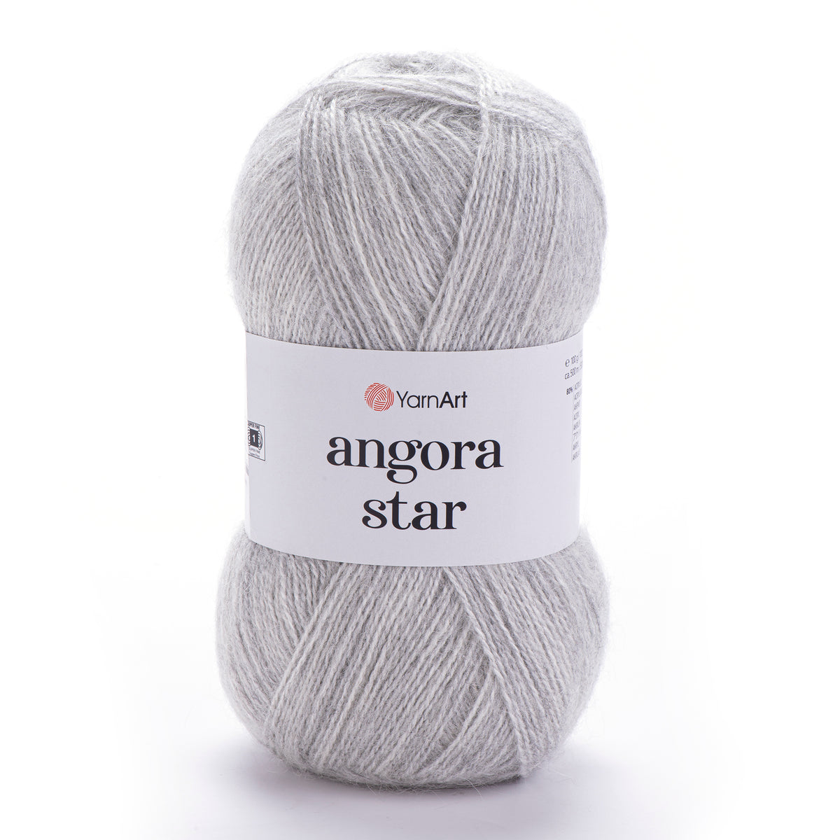 YarnArt Angora Star 282 Grå – luftigt akryl- och ullgarn