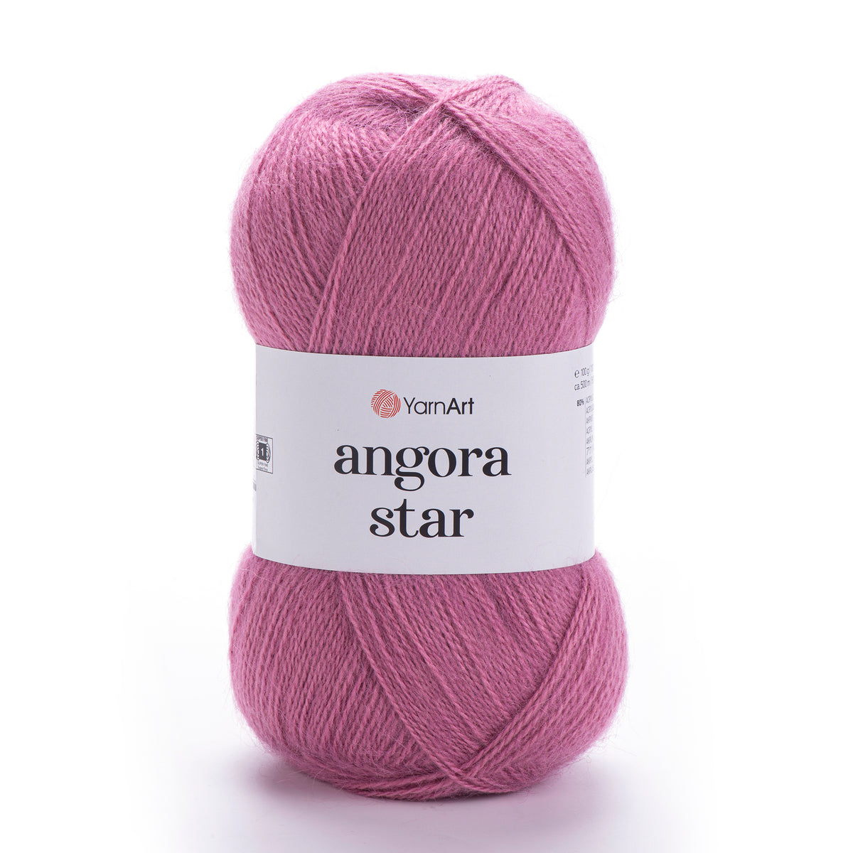 YarnArt Angora Star 3017 Plommon – luftigt akryl- och ullgarn