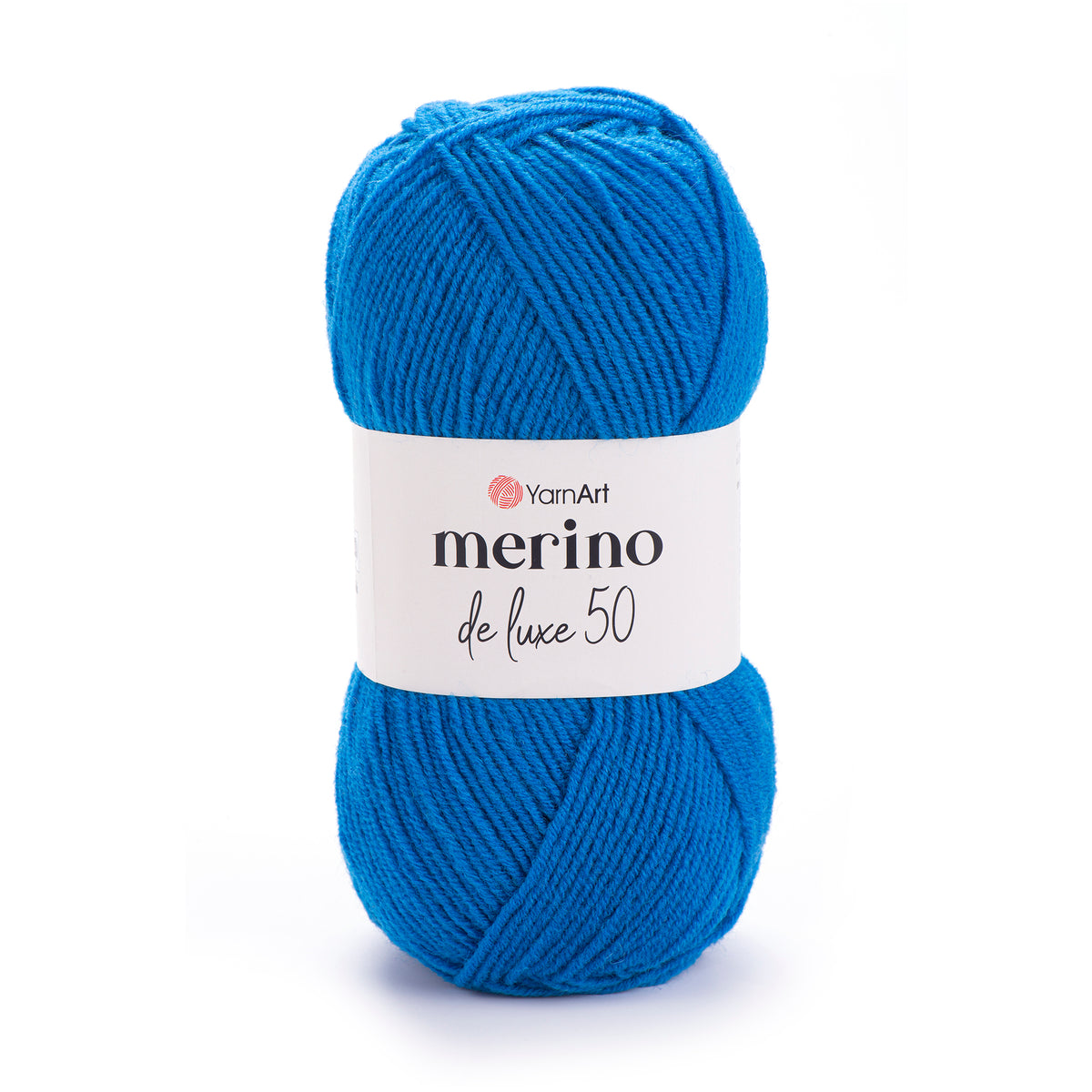 YarnArt Merino DeLuxe 50 3040 Kobalto – vilnos ir akrilo siūlai