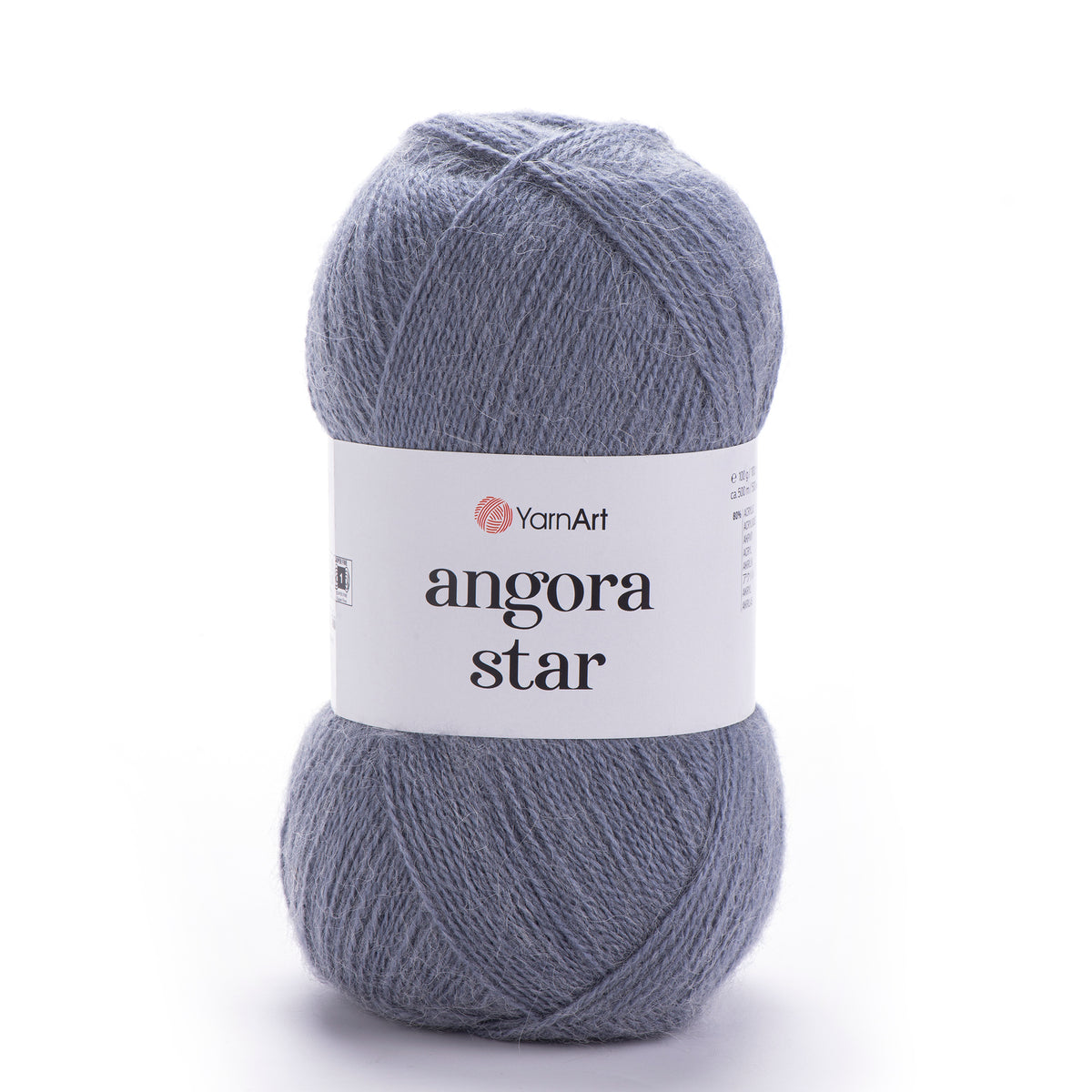 YarnArt Angora Star 3088 Skiffer – luftigt akryl- och ullgarn