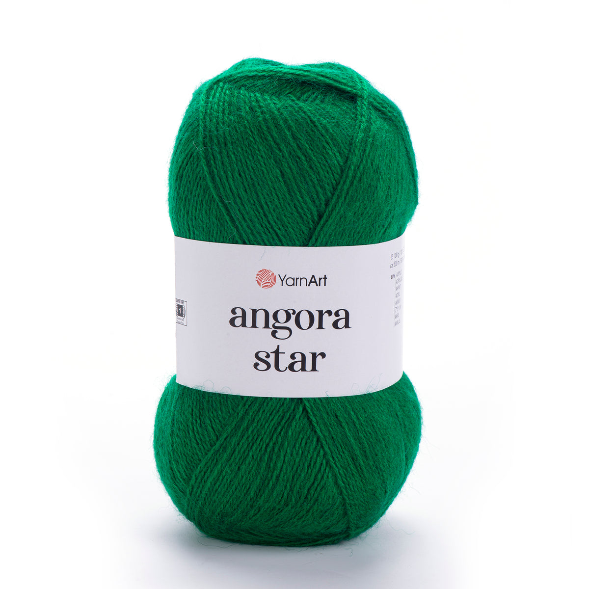 YarnArt Angora Star 338 Buteljgrön – luftigt akryl- och ullgarn
