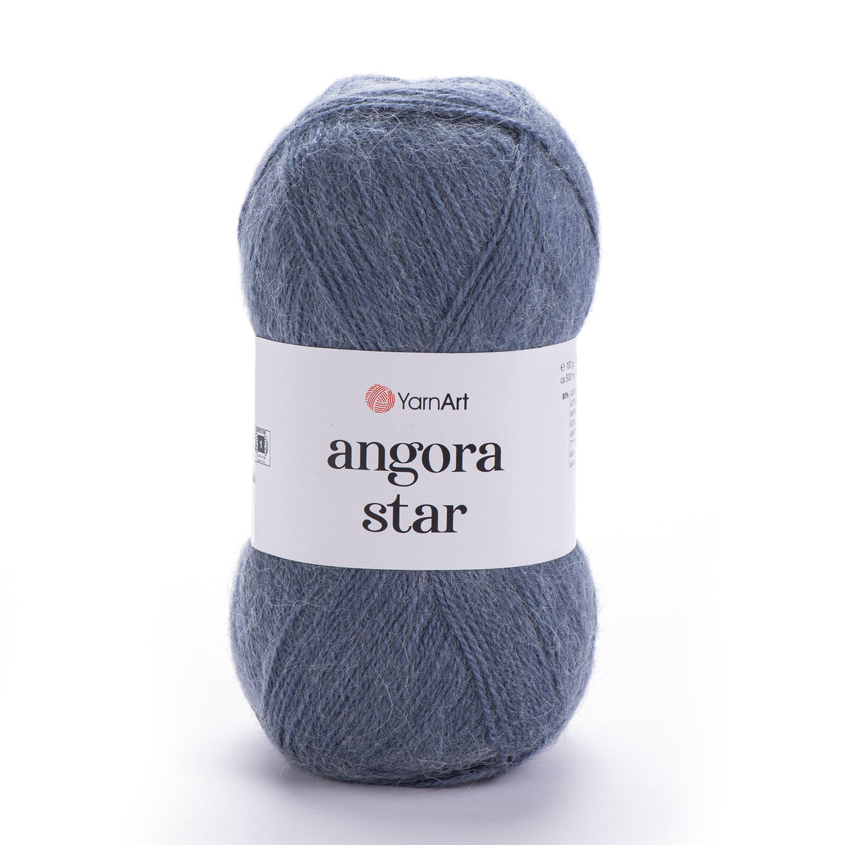 YarnArt Angora Star 3864 Skiffer – luftigt akryl- och ullgarn