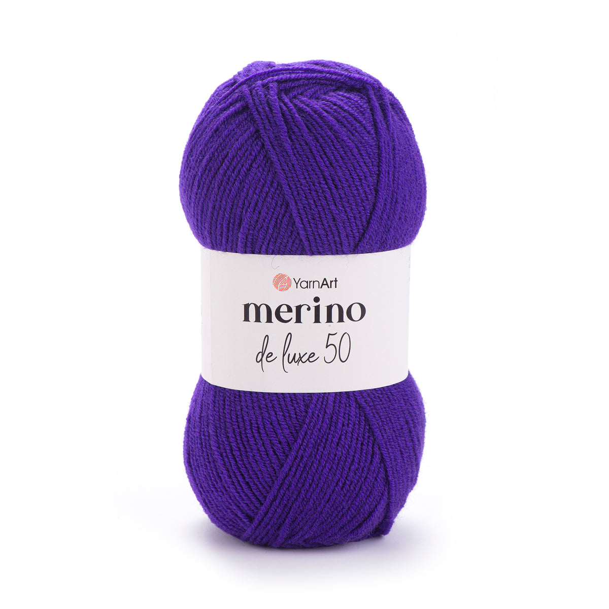 YarnArt Merino DeLuxe 50 556 Purpurinė – vilnos ir akrilo siūlai