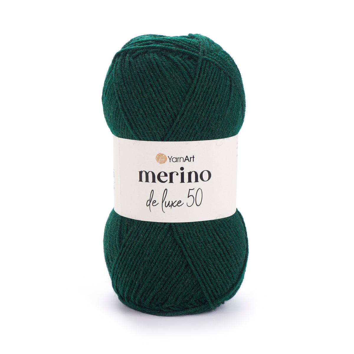 YarnArt Merino DeLuxe 50 590 Tamsiai žalsvai mėlyna – vilnos ir akrilo siūlai