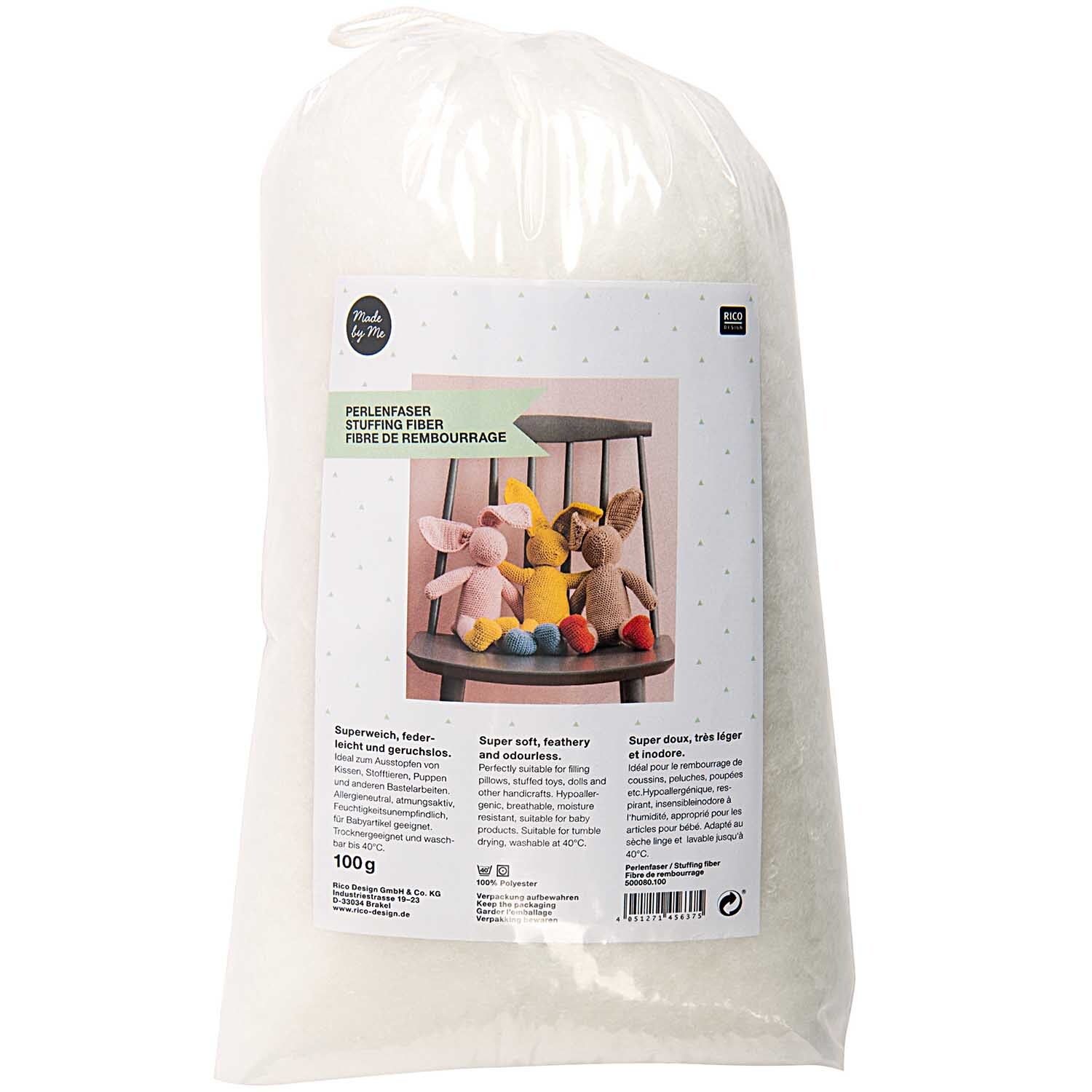 Rico Stuffing Fibres – Soft Toy Filling 100 g