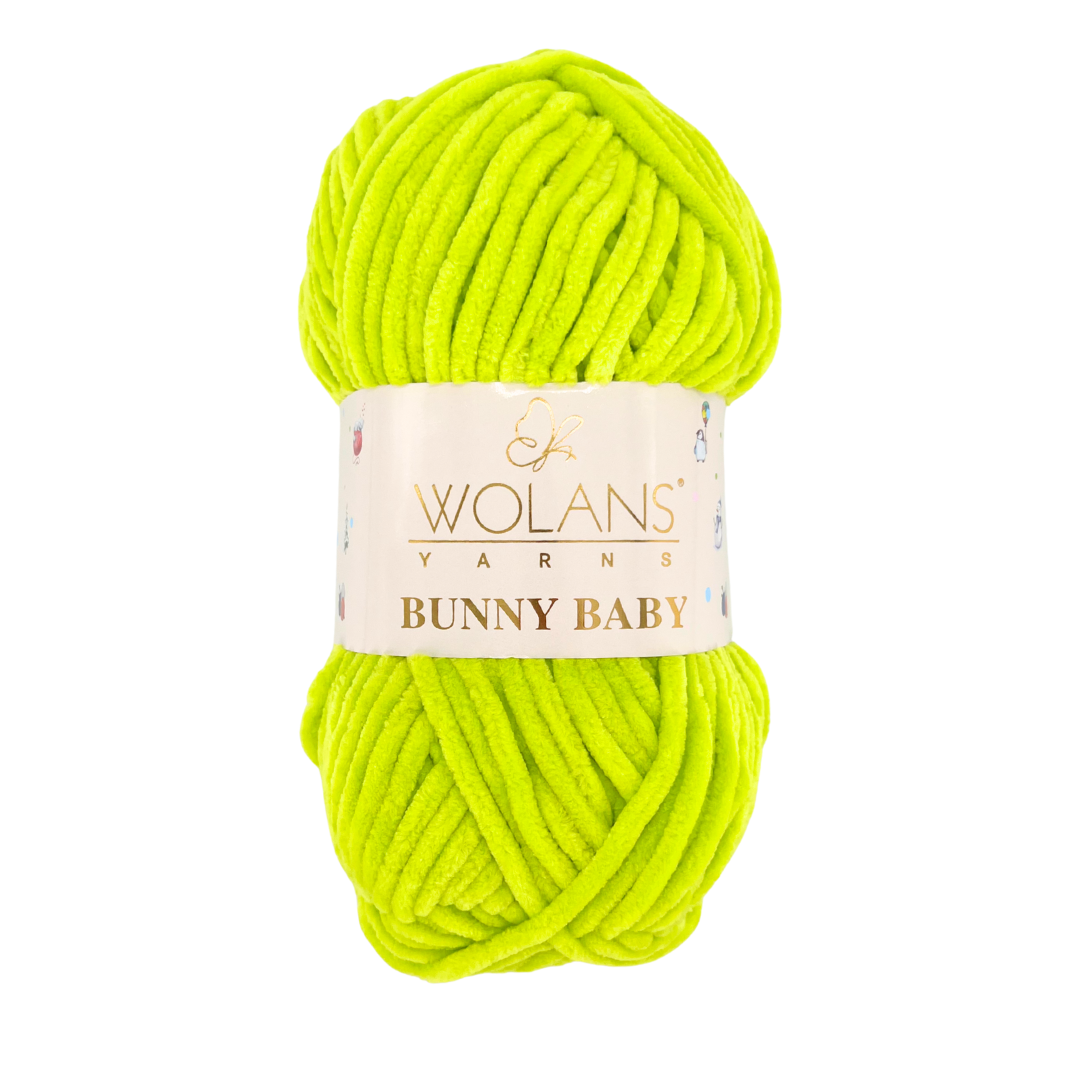 Wolans Bunny Baby 100-85 Giallo fluo – ciniglia