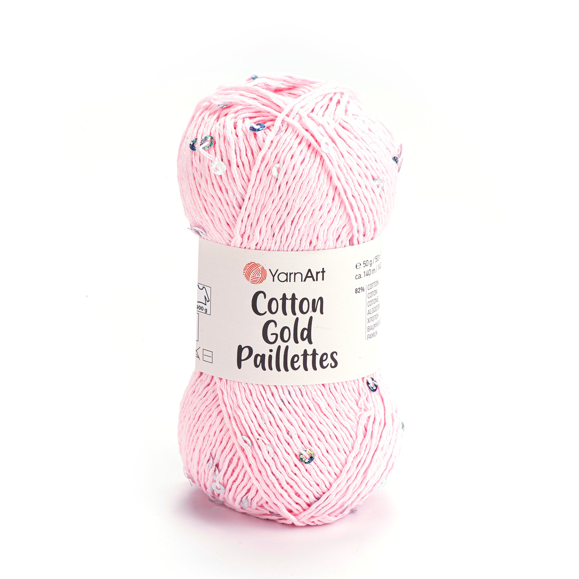 YarnArt Cotton Gold Paillettes