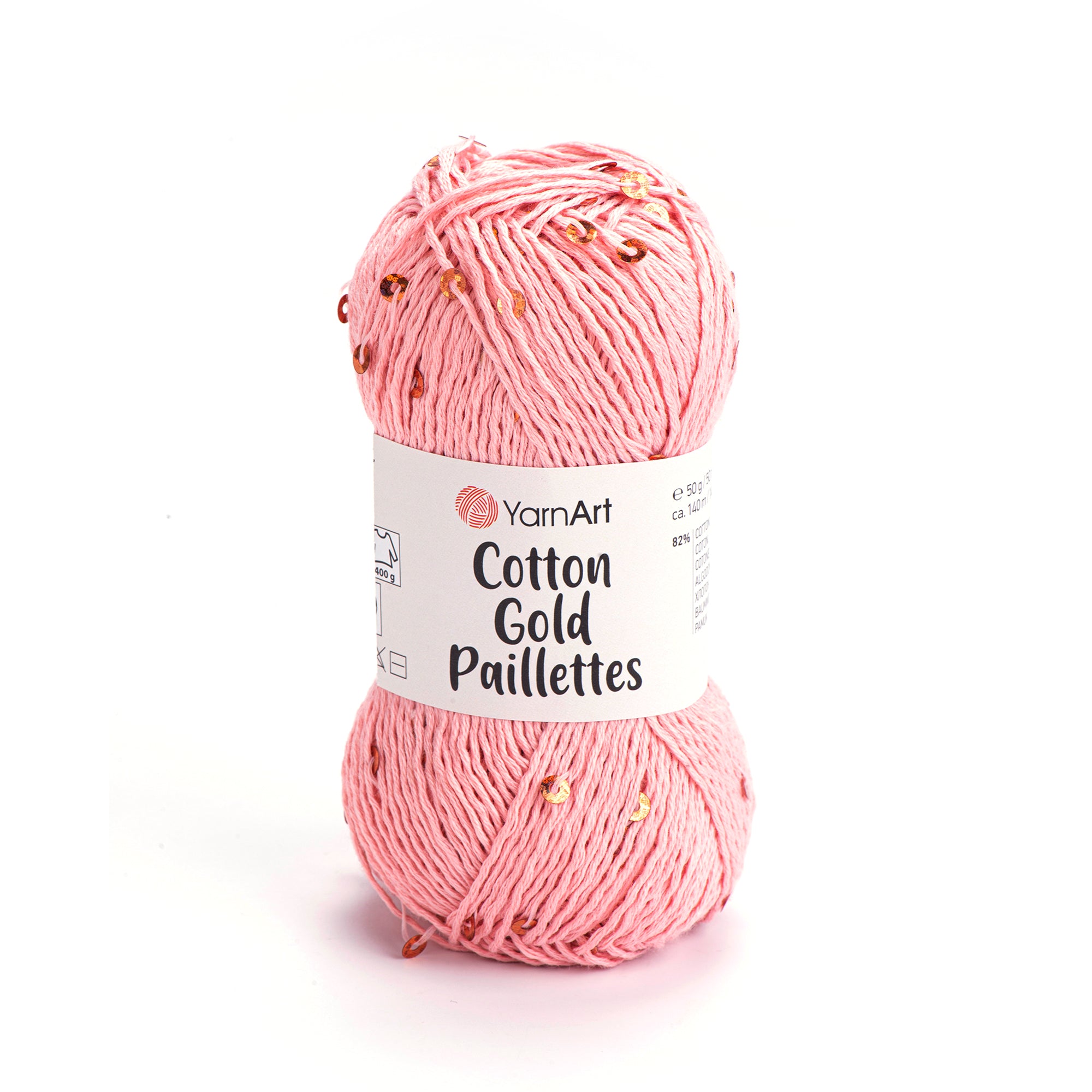 YarnArt Cotton Gold Paillettes