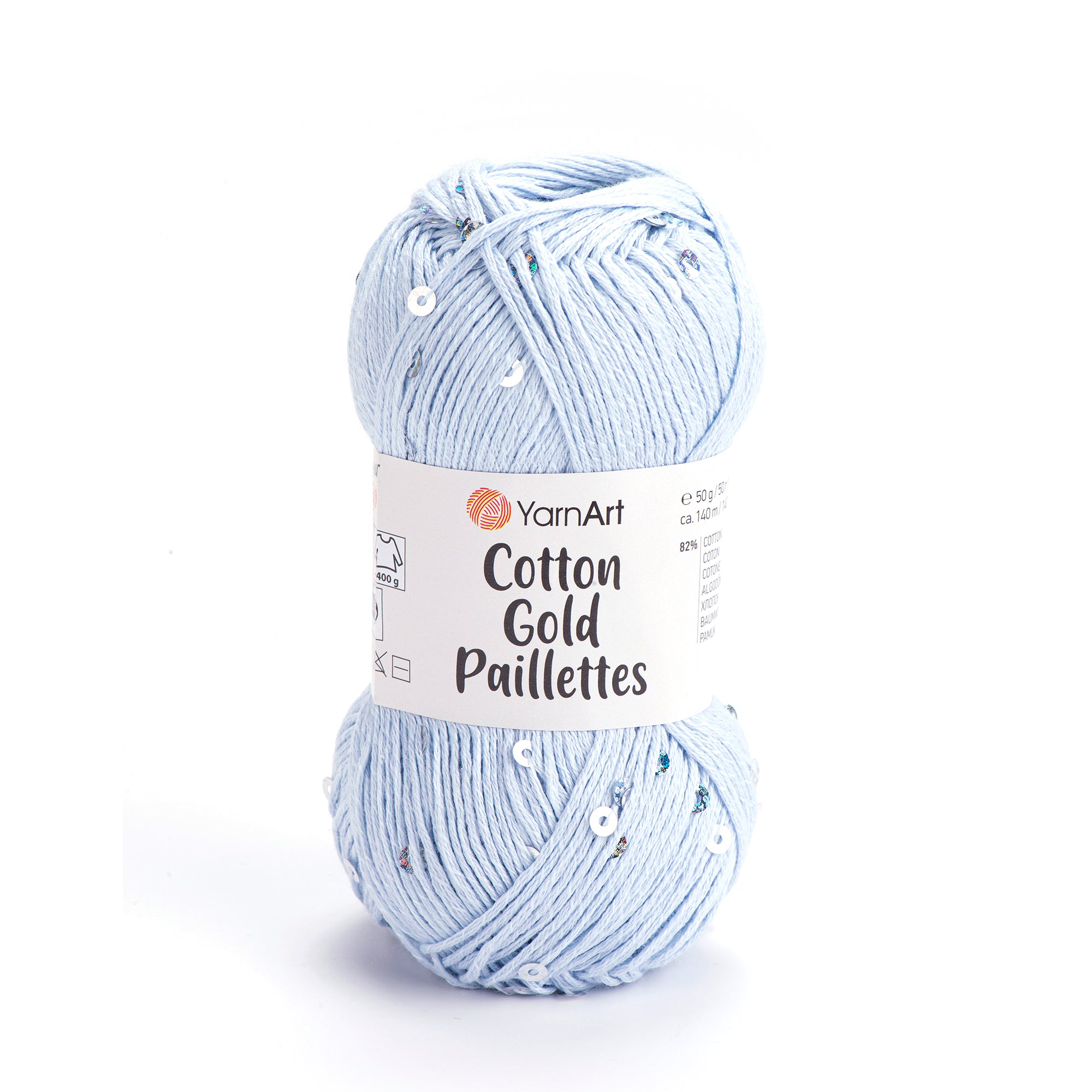 YarnArt Cotton Gold Paillettes