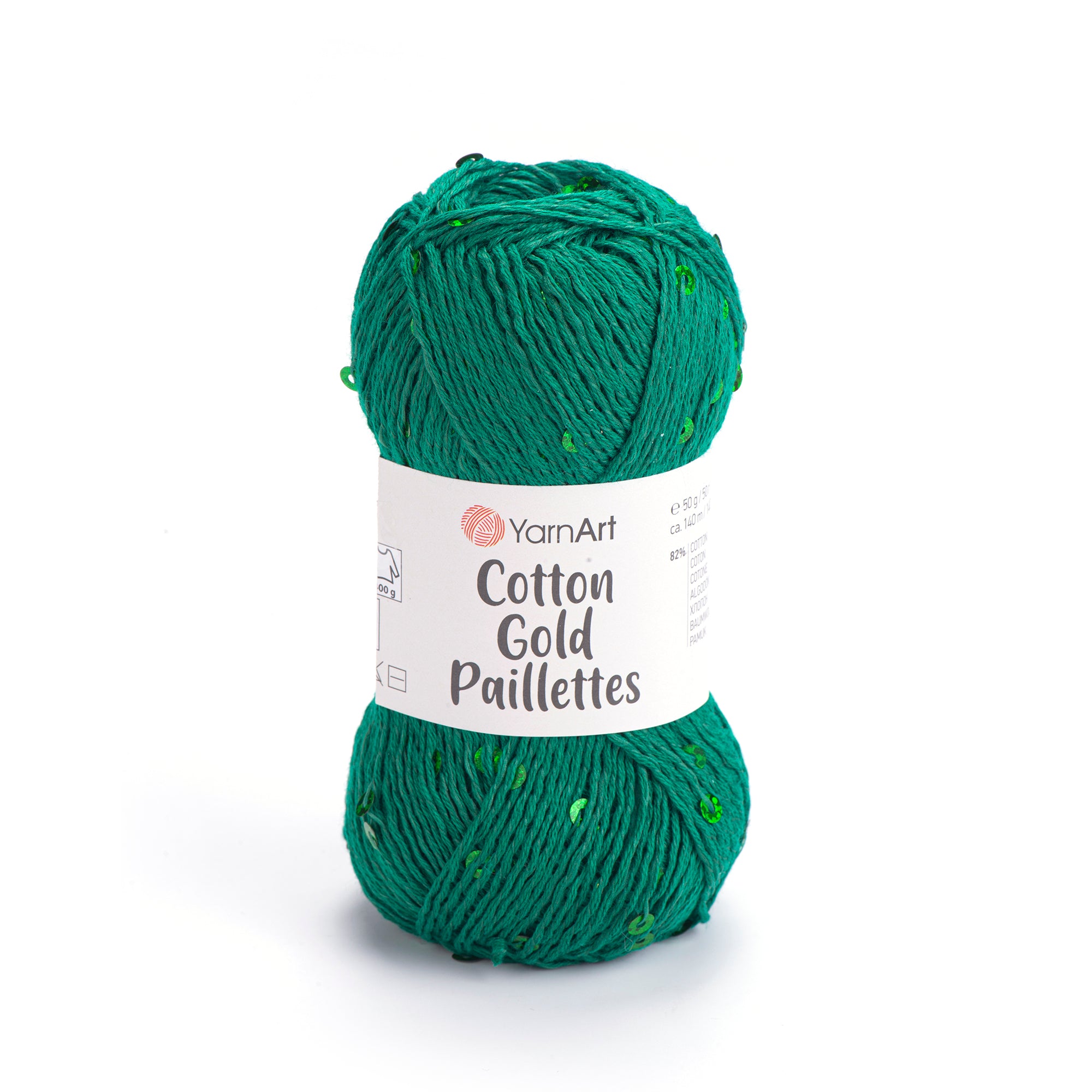 YarnArt Cotton Gold Paillettes