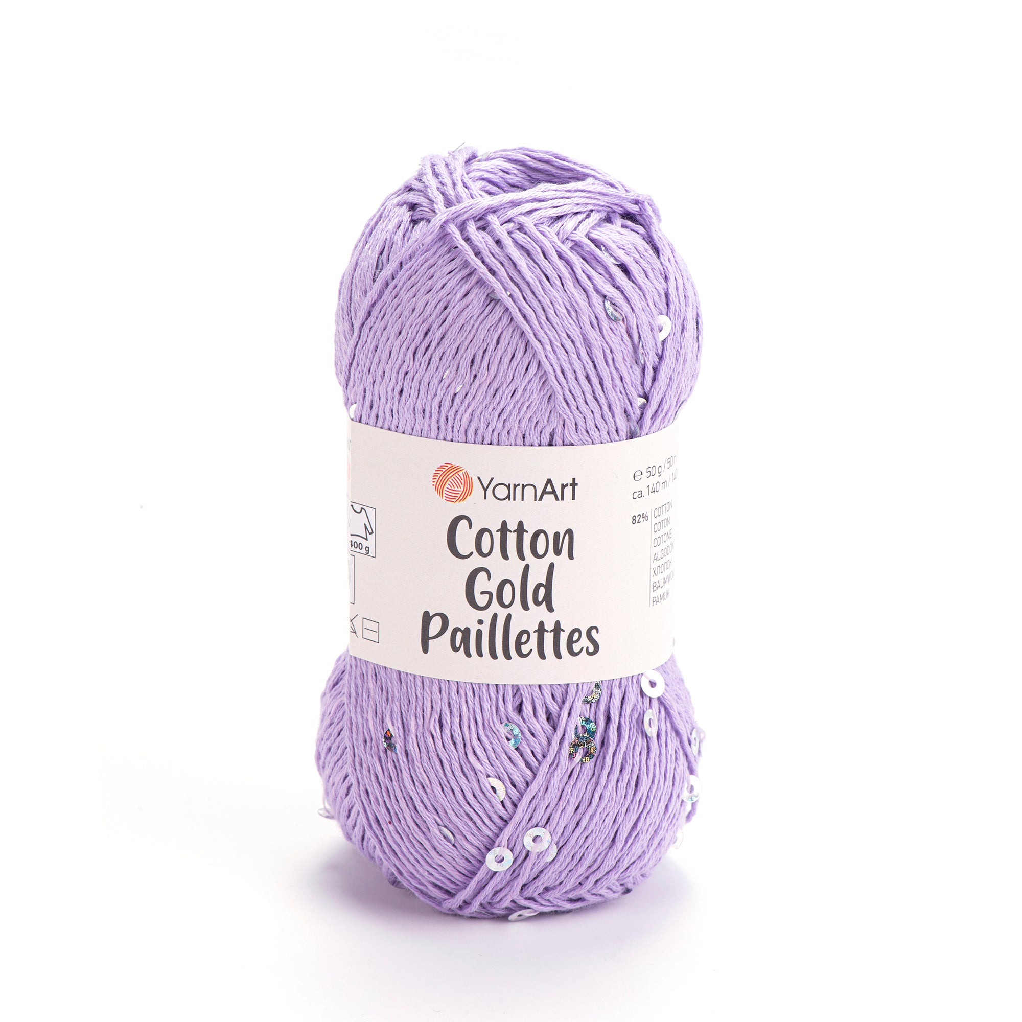 YarnArt Cotton Gold Paillettes
