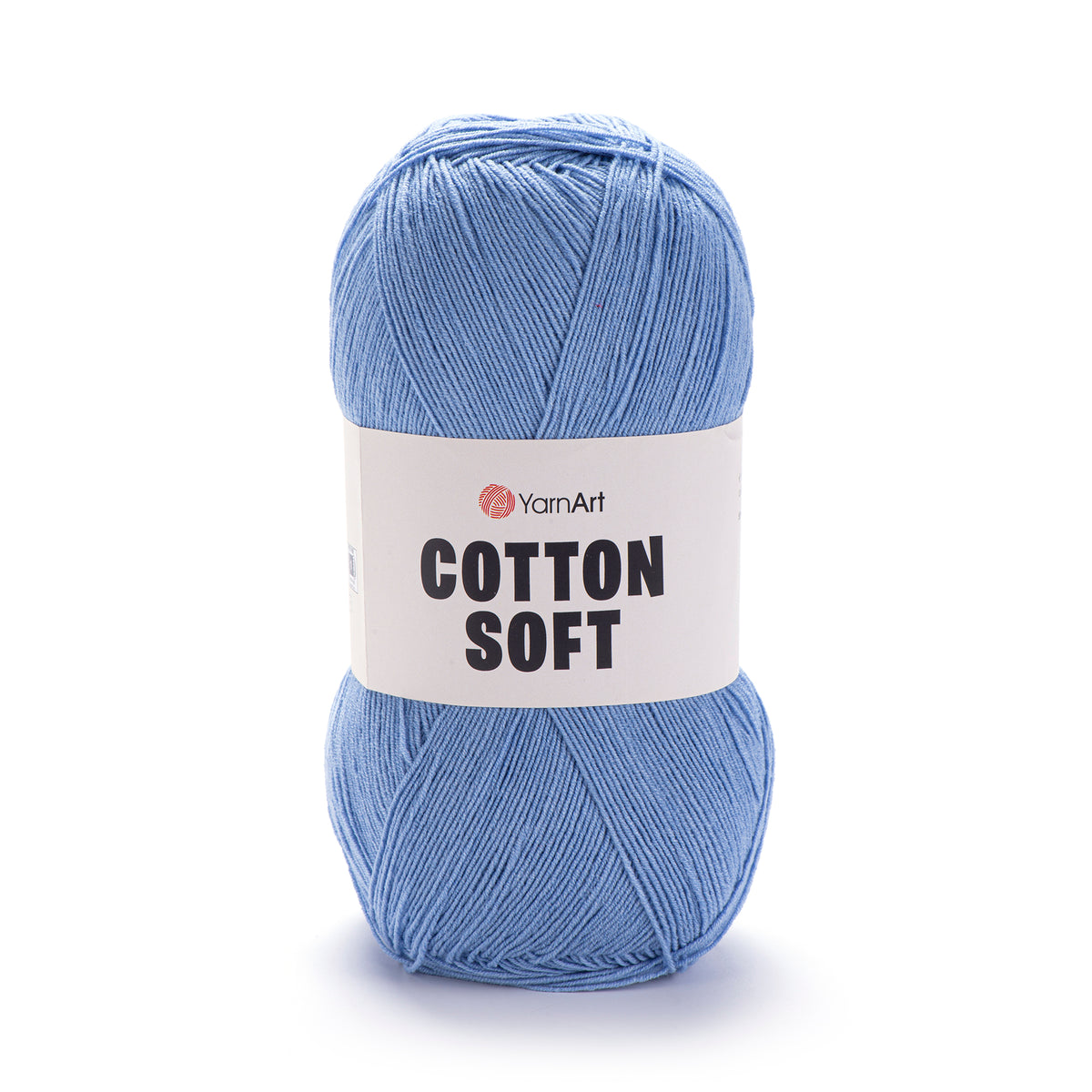 YarnArt Cotton Soft 15 Васильковый – тонкая пряжа из хлопка и акрила
