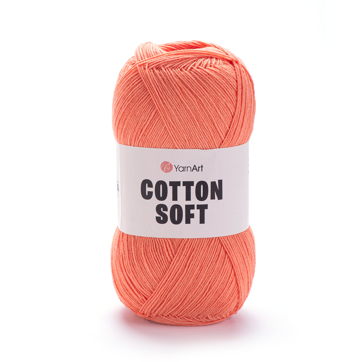 YarnArt Cotton Soft 23 Лососевый – тонкая пряжа из хлопка и акрила