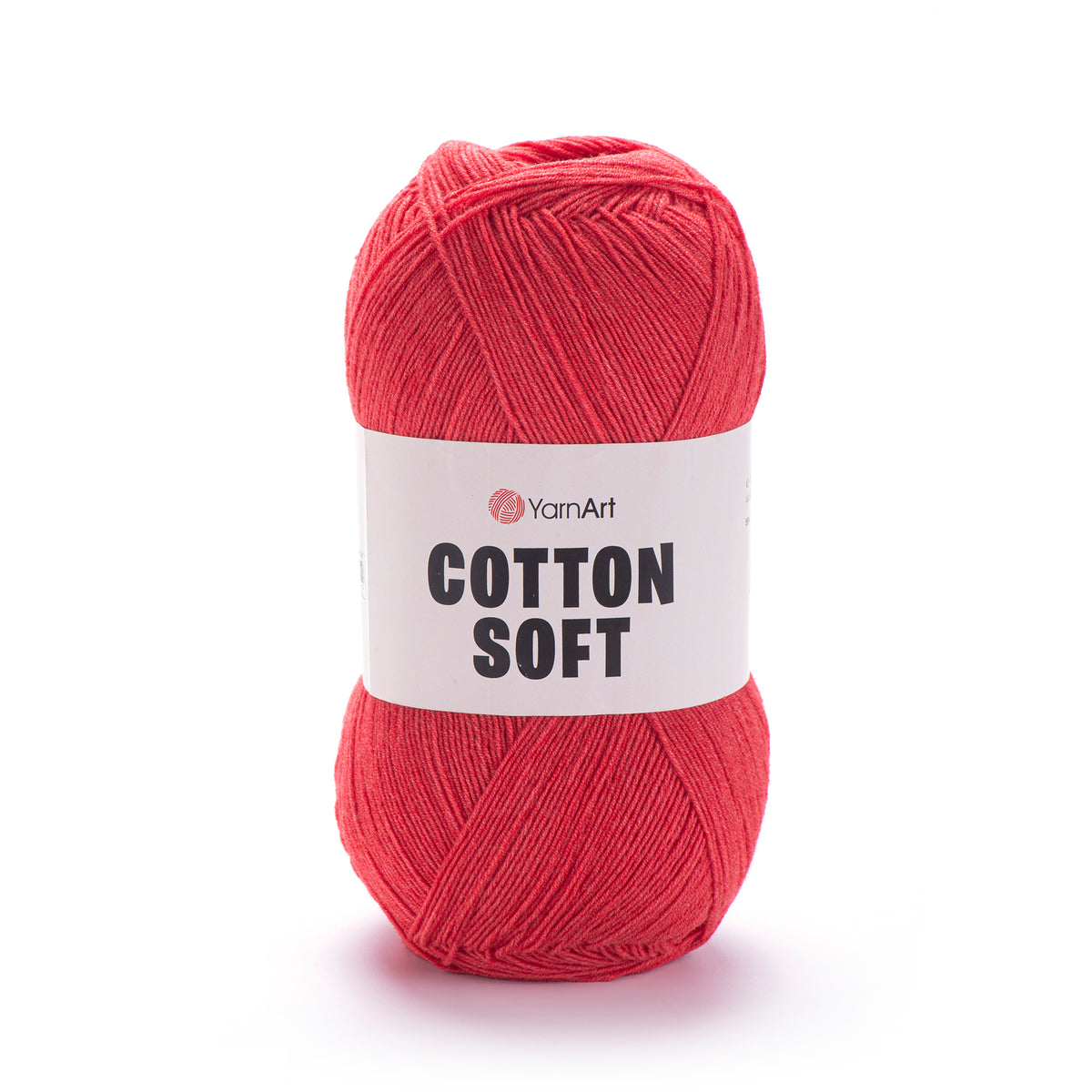 YarnArt Cotton Soft 26 Малиновый – тонкая пряжа из хлопка и акрила