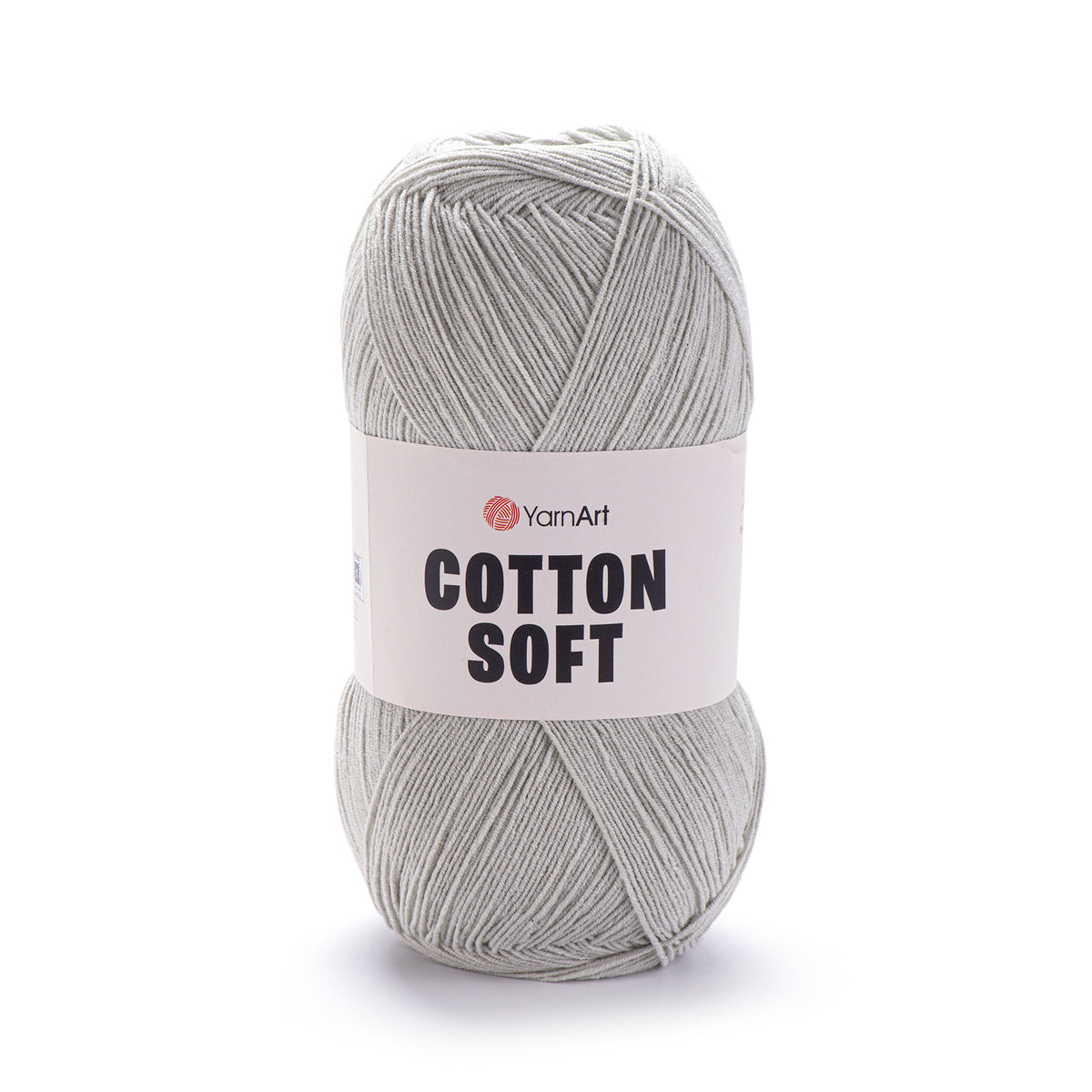 YarnArt Cotton Soft 49 Серый – тонкая пряжа из хлопка и акрила