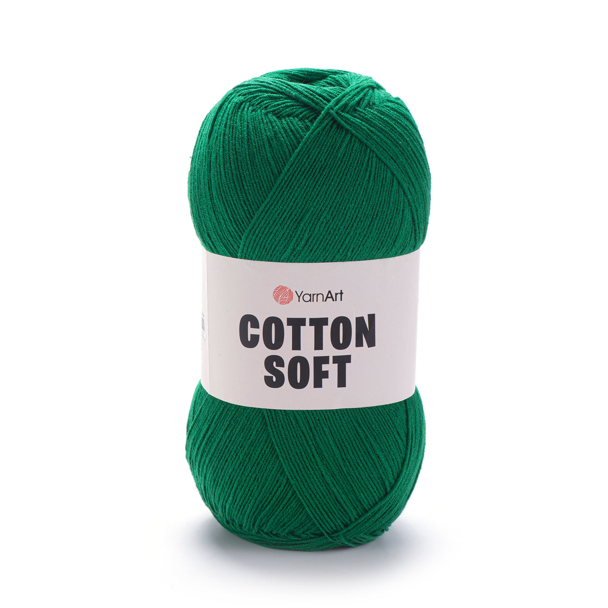 YarnArt Cotton Soft 52 Бутылочный – тонкая пряжа из хлопка и акрила