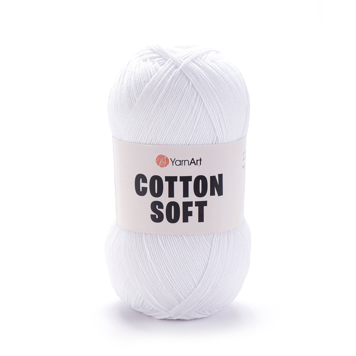 YarnArt Cotton Soft 62 Серебристый – тонкая пряжа из хлопка и акрила
