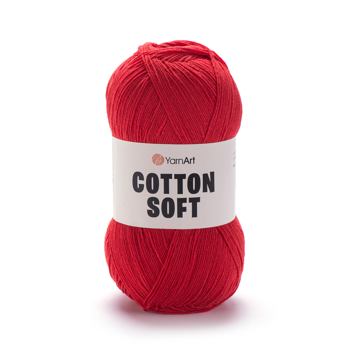 YarnArt Cotton Soft 90 Винный – тонкая пряжа из хлопка и акрила