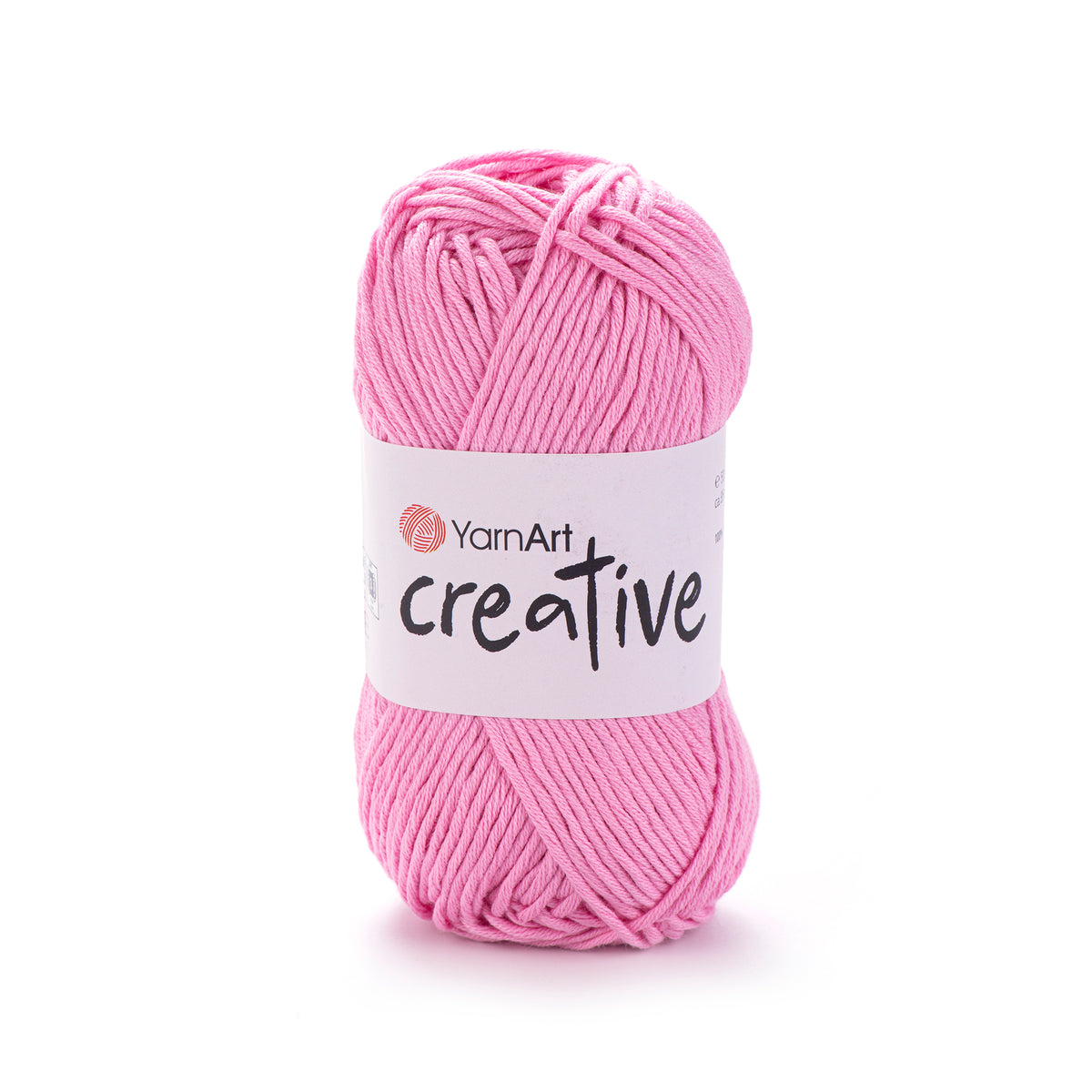 YarnArt Creative 230 Rožinė – matiniai medvilnės siūlai