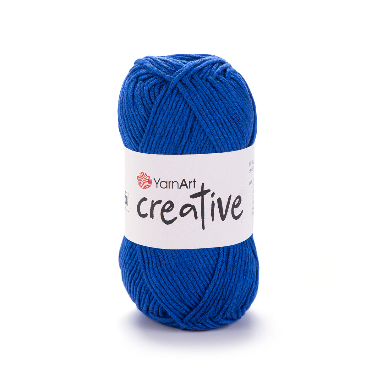 YarnArt Creative 240 Karališka mėlyna – matiniai medvilnės siūlai