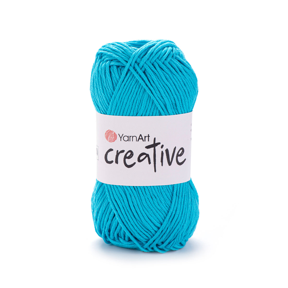 YarnArt Creative 247 Turkio ir ledo mėlyna – matiniai medvilnės siūlai