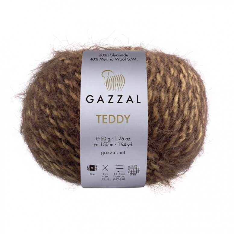 Gazzal Teddy 2 Mocha (6541)