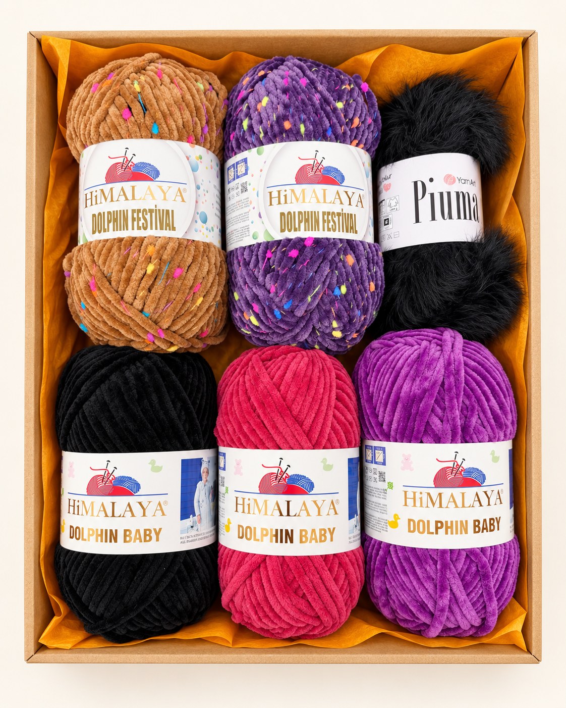 Halloween Yarn Kit Little Monster – Himalaya Dolphin Baby, Dolphin Festival and YarnArt Piuma