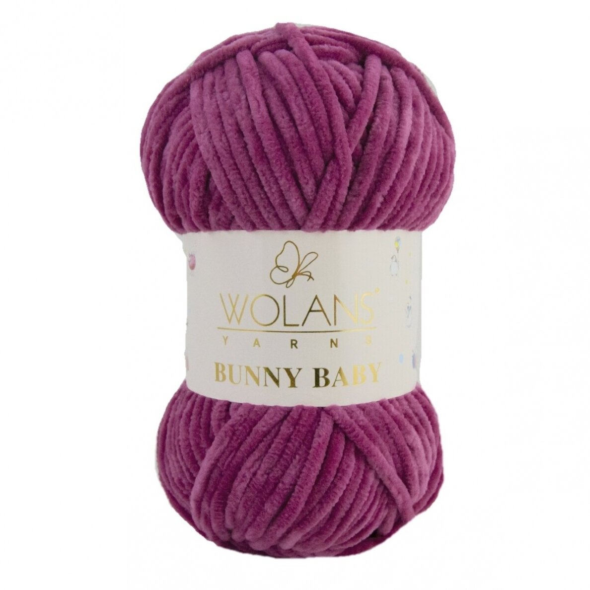 Wolans Bunny Baby 100-22 Prugna – ciniglia