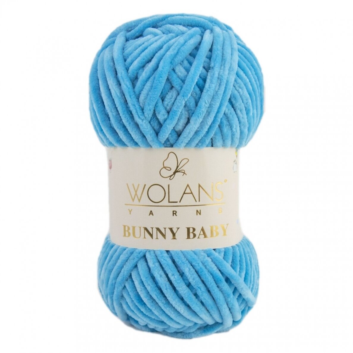 Wolans Bunny Baby 100-12 Azzurro – ciniglia