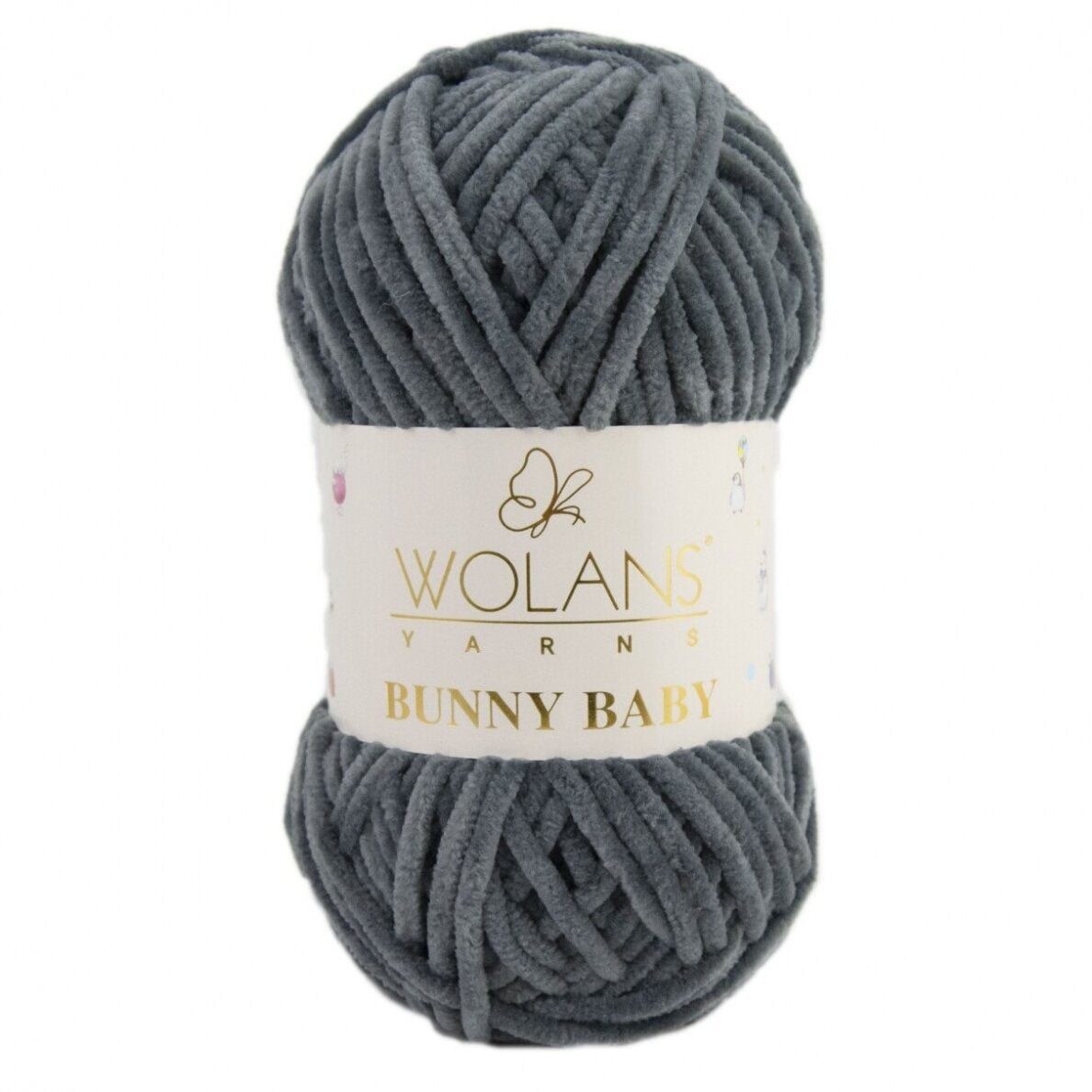 Wolans Bunny Baby 100-09 Carbone – ciniglia
