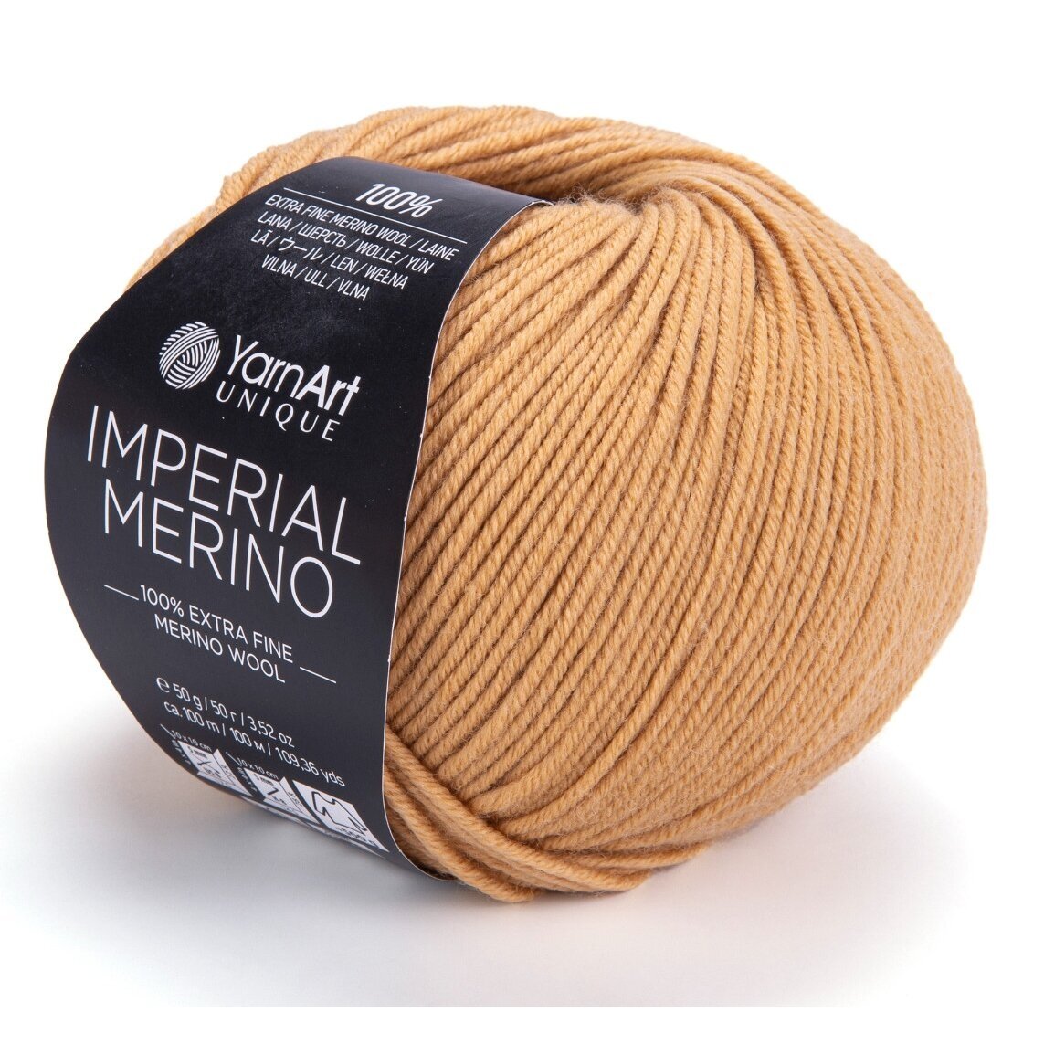 YarnArt Imperial Merino 3308 Kaamelpruun – meriinovillane lõng