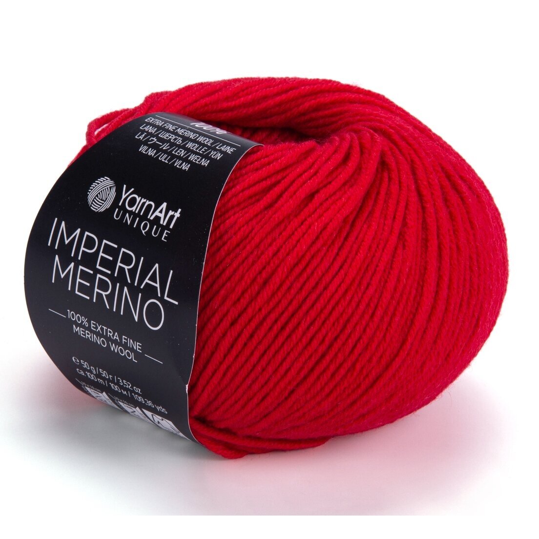 YarnArt Imperial Merino 3345 Kirsipunane – meriinovillane lõng