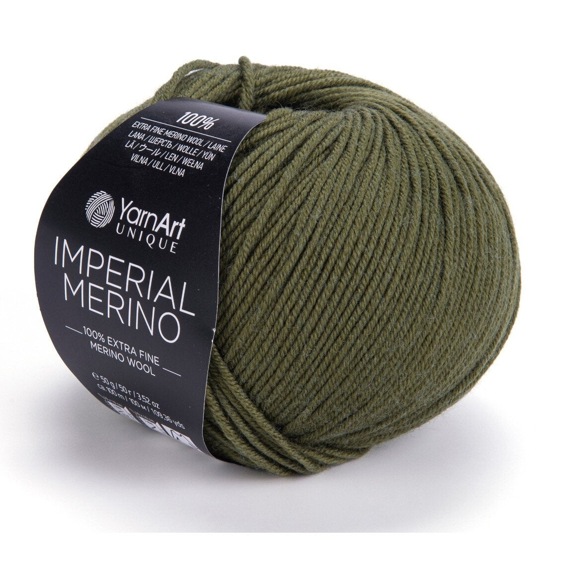YarnArt Imperial Merino 3334 Tumeoliiv – meriinovillane lõng