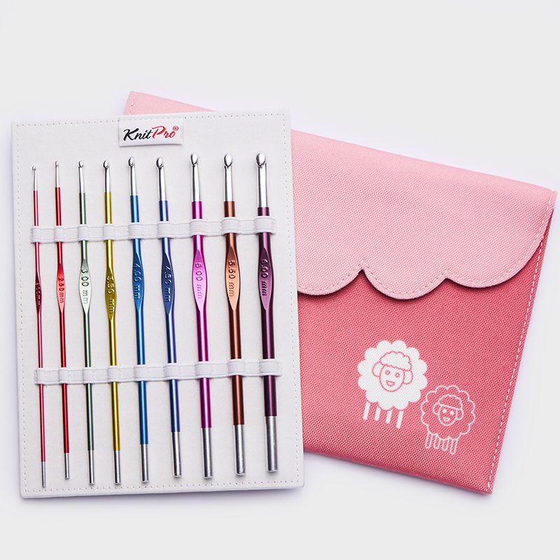 KnitPro Zing virknålsset (9 virknålar)
