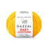 Gazzal Baby Cotton 3417 Jaune – fil bébé coton et acrylique