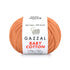 Gazzal Baby Cotton 3465 Orange – fil bébé coton et acrylique