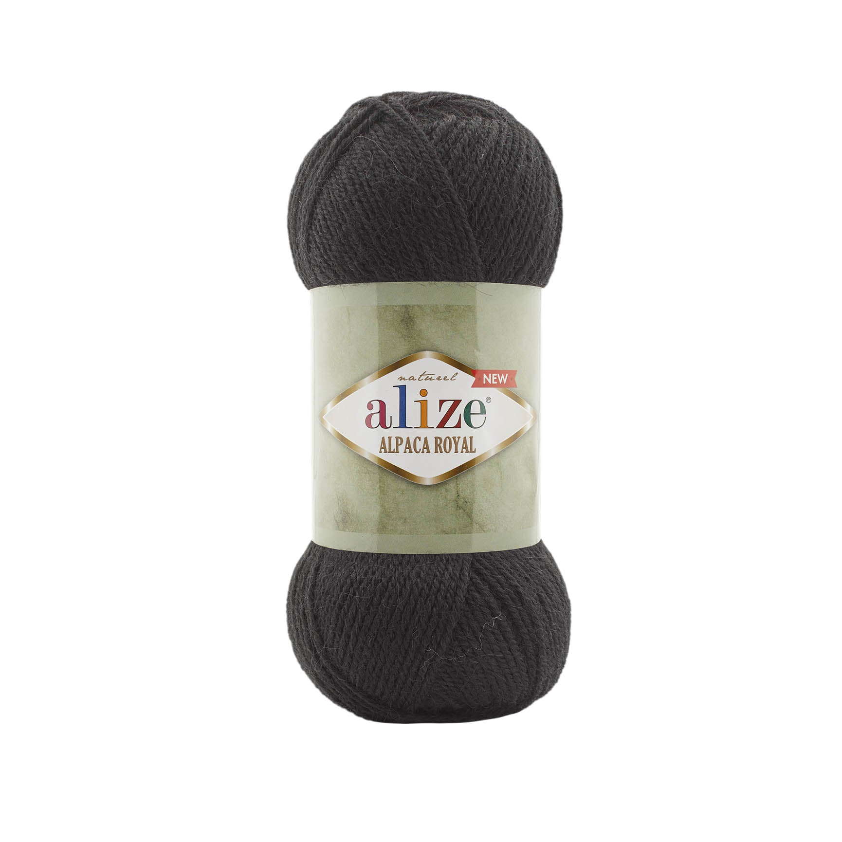 Alize Alpaca Royal UUS Alpaka Uus Must (60)