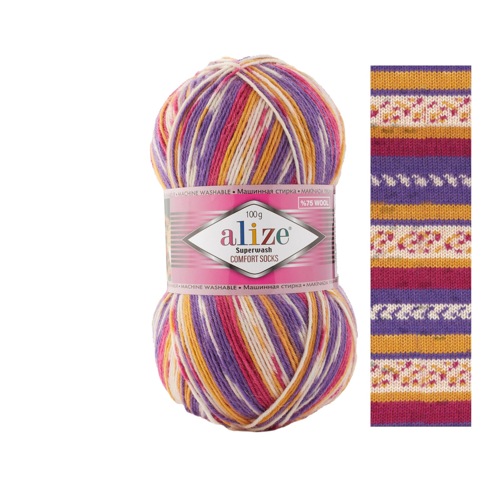 Alize Superwash Mugav Sokid Superwash 7655