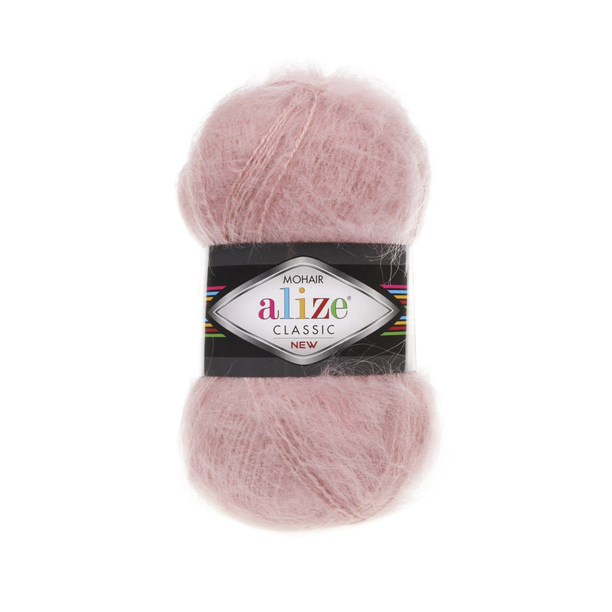 Alize Mohair Classic 161 Rose cendré – fil acrylique avec mohair et laine