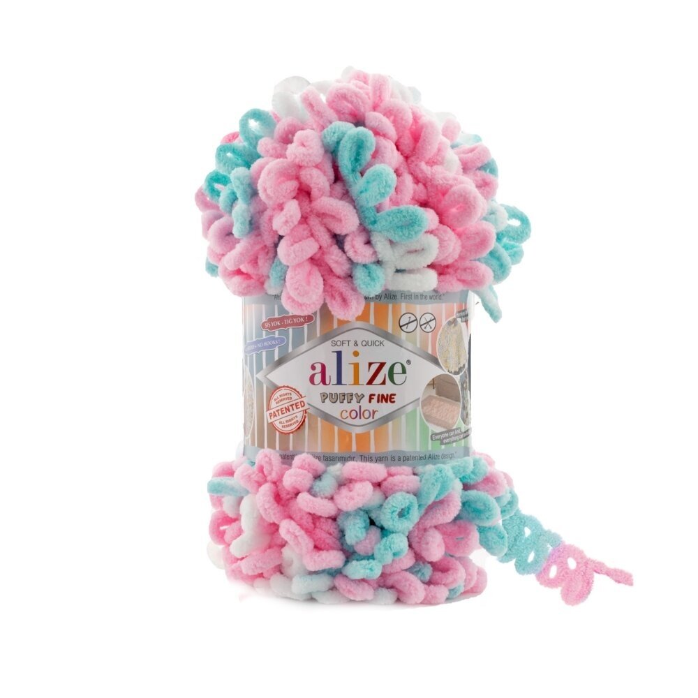 Alize Puffy Fine Värviline Puffy Fine Värviline 6377