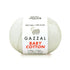 Gazzal Baby Cotton 3410 Blanc cassé – fil bébé coton et acrylique