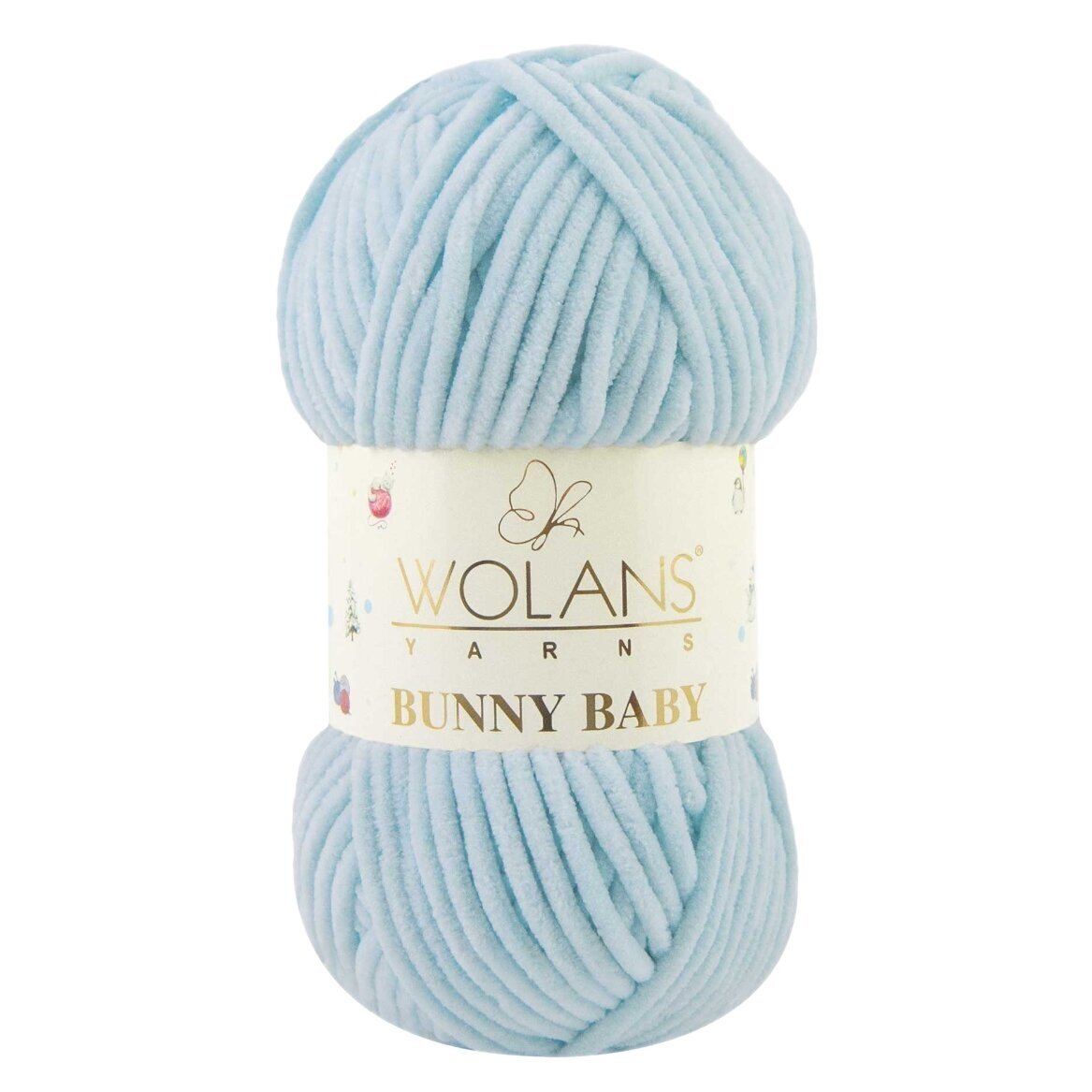 Wolans Bunny Baby 100-48 Azzurro chiaro – ciniglia